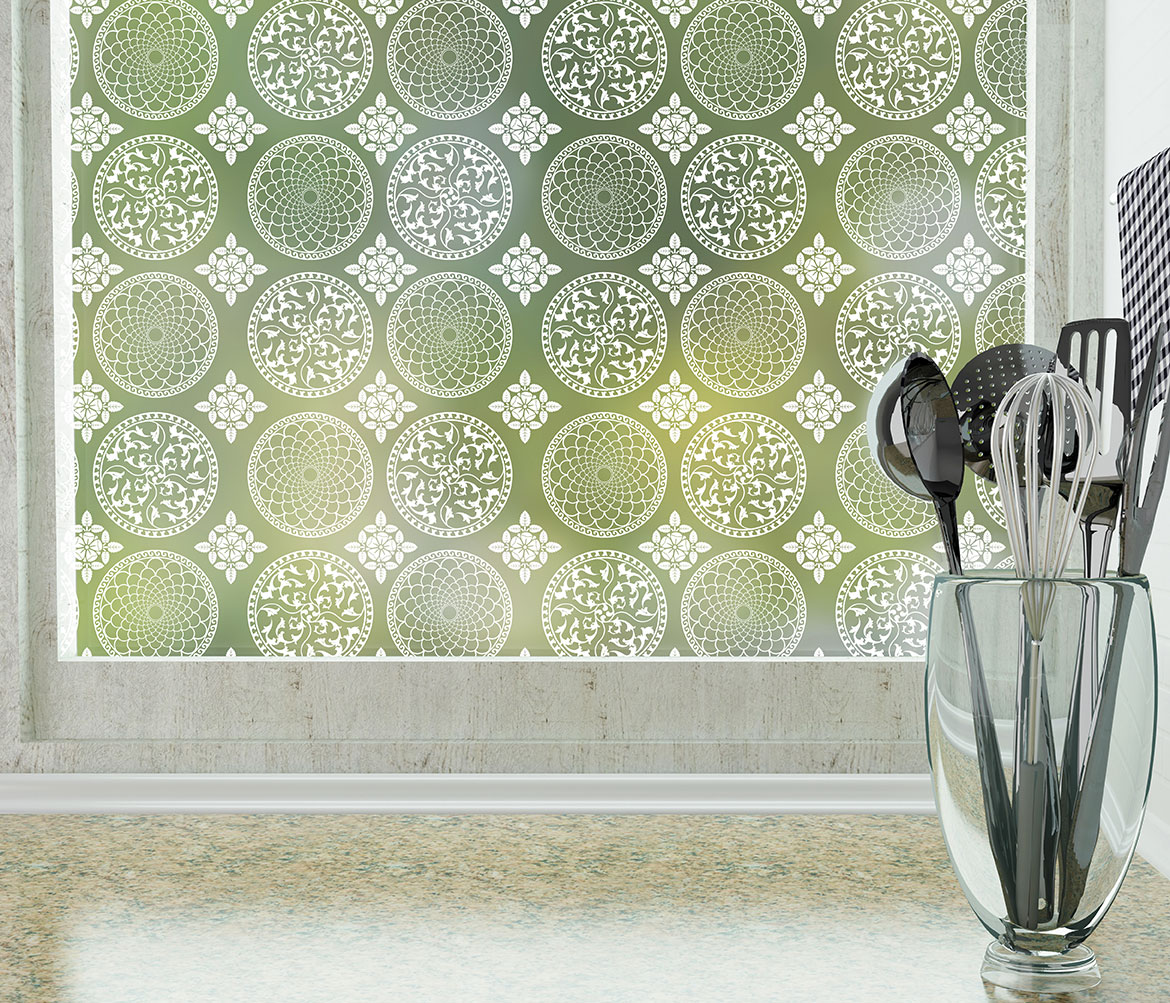 Gothica Modern Window Film & Decorative Film For Residential & Commercial Windows / Glass