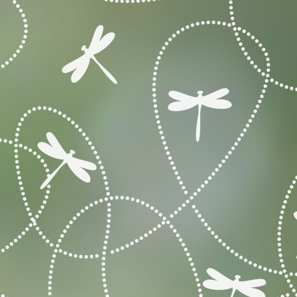 Dragonflies Patterned Privacy Window Film Dragonflies Patterned Privacy Window Film